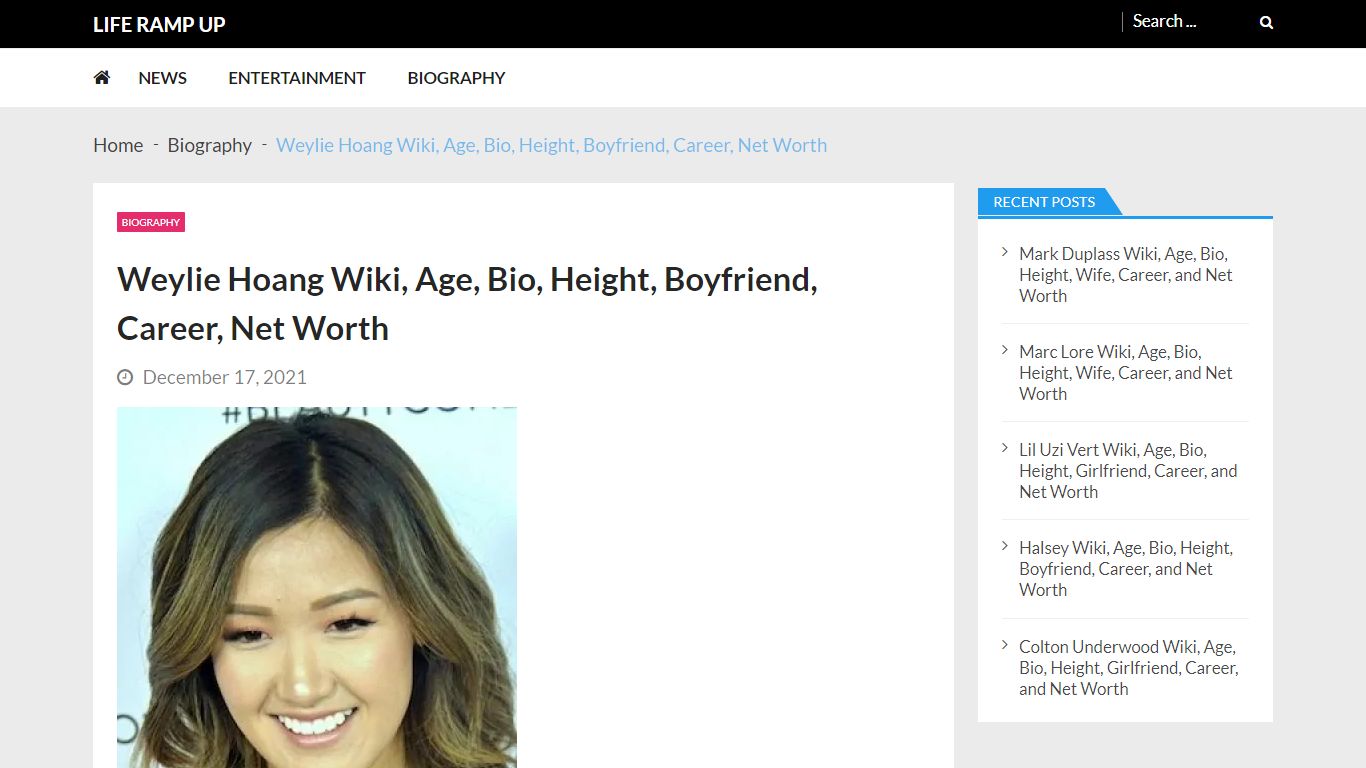 Weylie Hoang Wiki, Age, Bio, Height, Boyfriend, Career, Net Worth